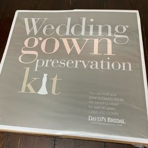 Wedding gown preservation kit